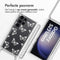 Design hoesje met koord voor de Samsung Galaxy S23 Ultra - Butterfly