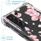 Design hoesje met koord voor Samsung Galaxy S21 Plus - Bloem - Roze