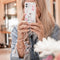 Design hoesje met koord voor Samsung Galaxy S21 Plus - Bloem - Roze