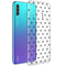 Design hoesje voor de Huawei P30 Lite - Hartjes - Zwart
