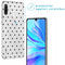 Design hoesje voor de Huawei P30 Lite - Hartjes - Zwart