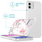 Design hoesje voor de iPhone 11 - Bloem - Roze