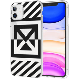 Design hoesje voor de iPhone 11 - Grafisch - Kruis - Transparant