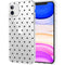 Design hoesje voor de iPhone 11 - Hartjes - Zwart