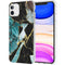 Design hoesje voor de iPhone 11 - Marmer - Gebroken Blauw