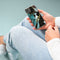 Design hoesje voor de iPhone 11 - Marmer - Gebroken Blauw