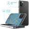 Design hoesje voor de iPhone 11 Pro - Grafisch Koper / Blauw