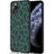 Design hoesje voor de iPhone 11 Pro - Luipaard - Groen / Zwart