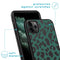 Design hoesje voor de iPhone 11 Pro - Luipaard - Groen / Zwart
