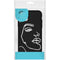 Design hoesje voor de iPhone 12 (Pro) - Abstract Gezicht - Wit / Zwart