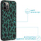 Design hoesje voor de iPhone 12 Pro Max - Luipaard - Groen / Zwart