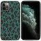 Design hoesje voor de iPhone 12 Pro Max - Luipaard - Groen / Zwart