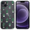 Design hoesje voor de iPhone 13 - Cactus - Groen