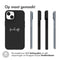 Design hoesje voor de iPhone 14 - Fuck Off - Zwart