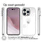 Design hoesje voor de iPhone 14 Pro - Paardenbloem - Wit