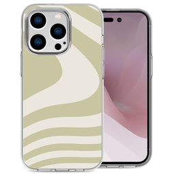 Design hoesje voor de iPhone 14 Pro - Retro Green