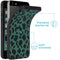 Design hoesje voor de iPhone 5 / 5s / SE - Luipaard - Groen / Zwart