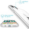 Design hoesje voor de iPhone SE (2022 / 2020) / 8 / 7 / 6 - Live Laugh Love - Zwart