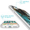 Design hoesje voor de iPhone SE (2022 / 2020) / 8 / 7 / 6(s) - Marmer - Gebroken Blauw