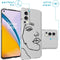 Design hoesje voor de OnePlus Nord 2 - Abstract Gezicht - Zwart