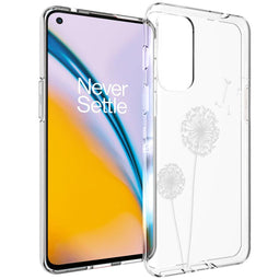 Design hoesje voor de OnePlus Nord 2 - Paardenbloem - Wit