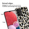 Design hoesje voor de Samsung Galaxy A13 (4G) - Luipaard / Zwart
