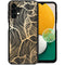 Design hoesje voor de Samsung Galaxy A13 (5G) / A04s - Bladeren / Zwart