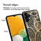 Design hoesje voor de Samsung Galaxy A13 (5G) / A04s - Bladeren / Zwart
