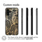 Design hoesje voor de Samsung Galaxy A13 (5G) / A04s - Bladeren / Zwart