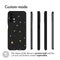 Design hoesje voor de Samsung Galaxy A13 (5G) / A04s - Sterren / Zwart
