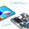 Design hoesje voor de Samsung Galaxy A21s - Bloem - Wit