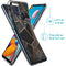 Design hoesje voor de Samsung Galaxy A21s - Grafisch Koper / Zwart