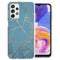 Design hoesje voor de Samsung Galaxy A23 (5G) - Grafisch Koper / Blauw