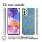 Design hoesje voor de Samsung Galaxy A23 (5G) - Grafisch Koper / Blauw