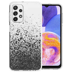 Design hoesje voor de Samsung Galaxy A23 (5G) - Spetters - Zwart