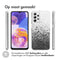 Design hoesje voor de Samsung Galaxy A23 (5G) - Spetters - Zwart