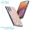 Design hoesje voor de Samsung Galaxy A32 (4G) - Grafisch Koper / Roze