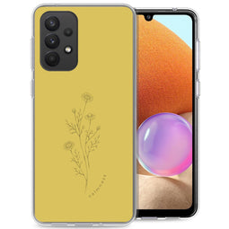 Design hoesje voor de Samsung Galaxy A33 - Floral Lime