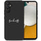 Design hoesje voor de Samsung Galaxy A34 (5G) - Fuck Off - Zwart