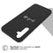 Design hoesje voor de Samsung Galaxy A34 (5G) - Fuck Off - Zwart