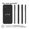 Design hoesje voor de Samsung Galaxy A34 (5G) - Fuck Off - Zwart