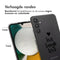 Design hoesje voor de Samsung Galaxy A34 (5G) - Live Laugh Love - Zwart