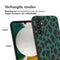 Design hoesje voor de Samsung Galaxy A34 (5G) - Luipaard - Groen / Zwart