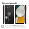 Design hoesje voor de Samsung Galaxy A34 (5G) - Paardenbloem - Wit