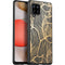 Design hoesje voor de Samsung Galaxy A42 - Bladeren / Zwart