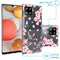 Design hoesje voor de Samsung Galaxy A42 - Bloem - Roze