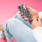 Design hoesje voor de Samsung Galaxy A42 - Bloem - Roze
