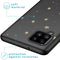 Design hoesje voor de Samsung Galaxy A42 - Sterren / Zwart