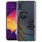 Design hoesje voor de Samsung Galaxy A50 / A30s - Abstract Gezicht - Zwart