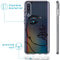 Design hoesje voor de Samsung Galaxy A50 / A30s - Abstract Gezicht - Zwart